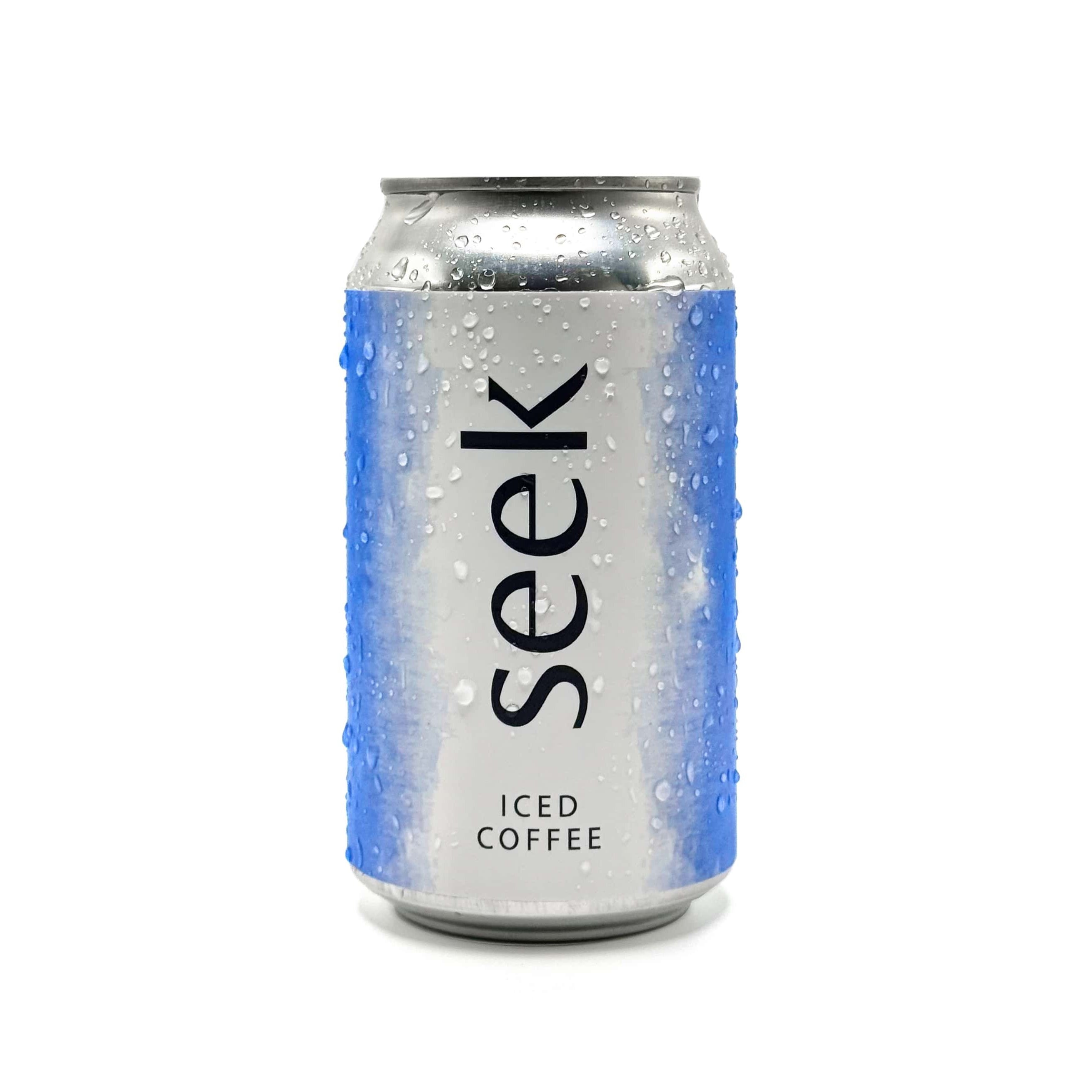 Chilled Can of Seek® Organic Mold & Mycotoxin Free Iced Coffee